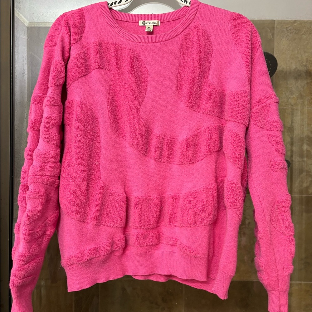 Hot pink sweater
